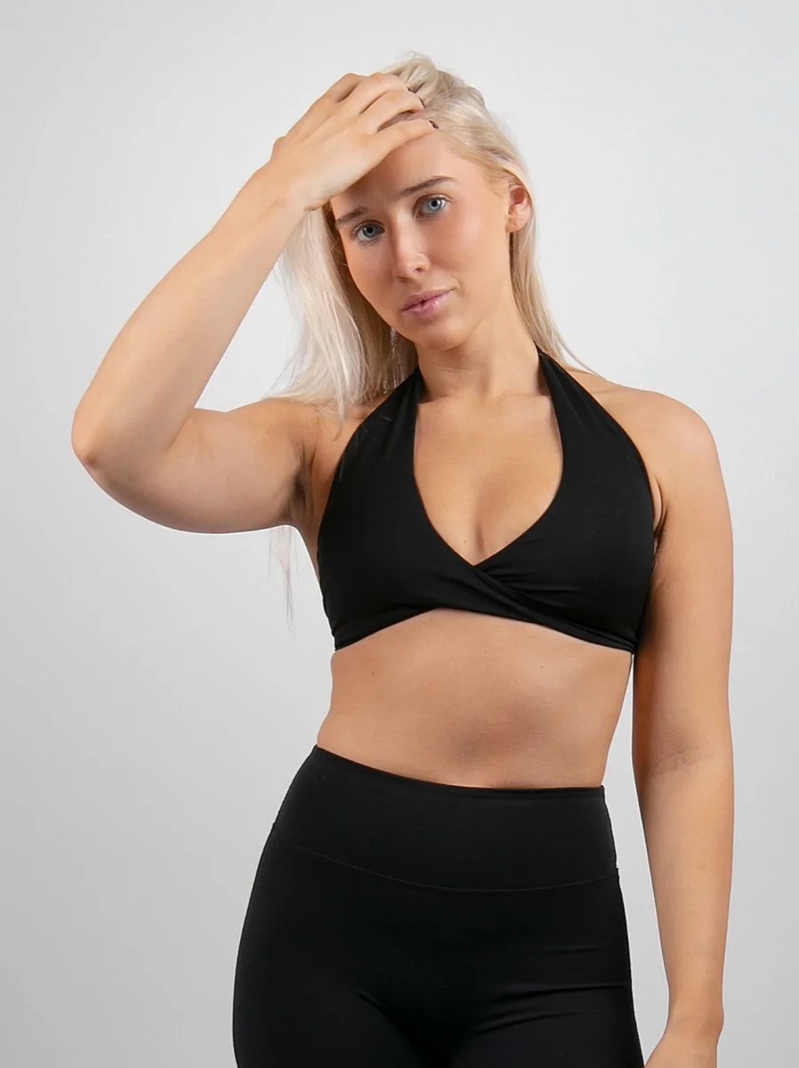 Woman in a black WCGW top
